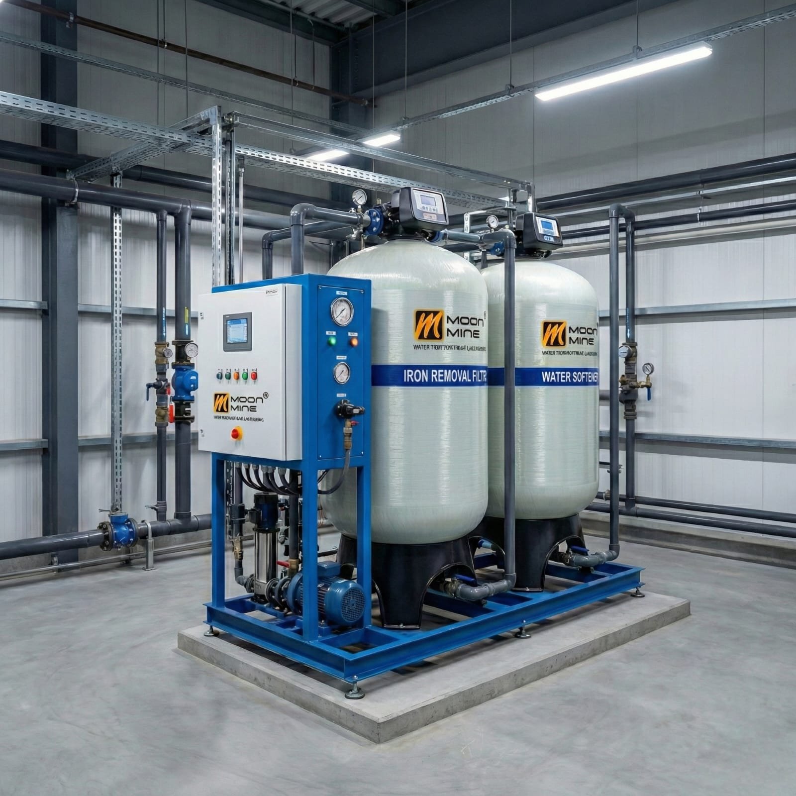 Semi Automatic Multrigrated Iron Guard Filter 1200 LPH