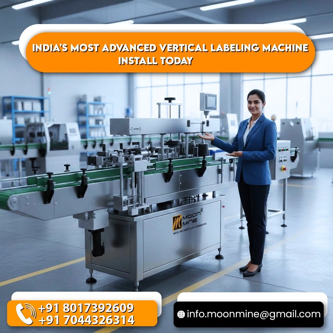 Vertical Sticker Labelling Machine