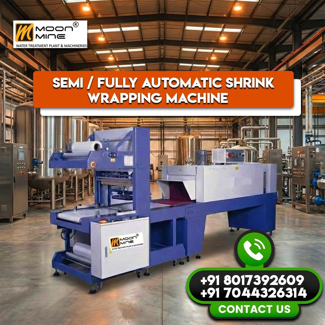 Semi Automatic Shrink Wrapping Machine
