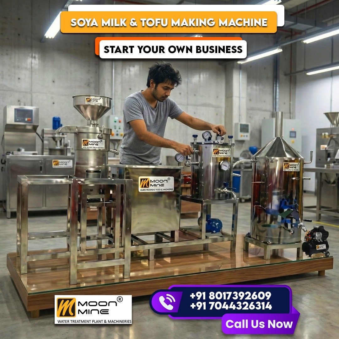 200 LPH Soya Milk & Tofu Making Machine